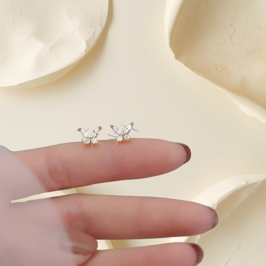Sweet Butterfly – Kolczyki Mini Hipoalergiczne