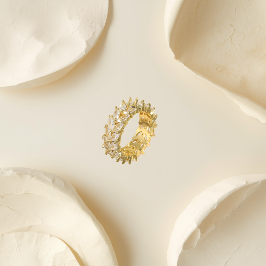 Baguette Lux – Pierścionek 18K