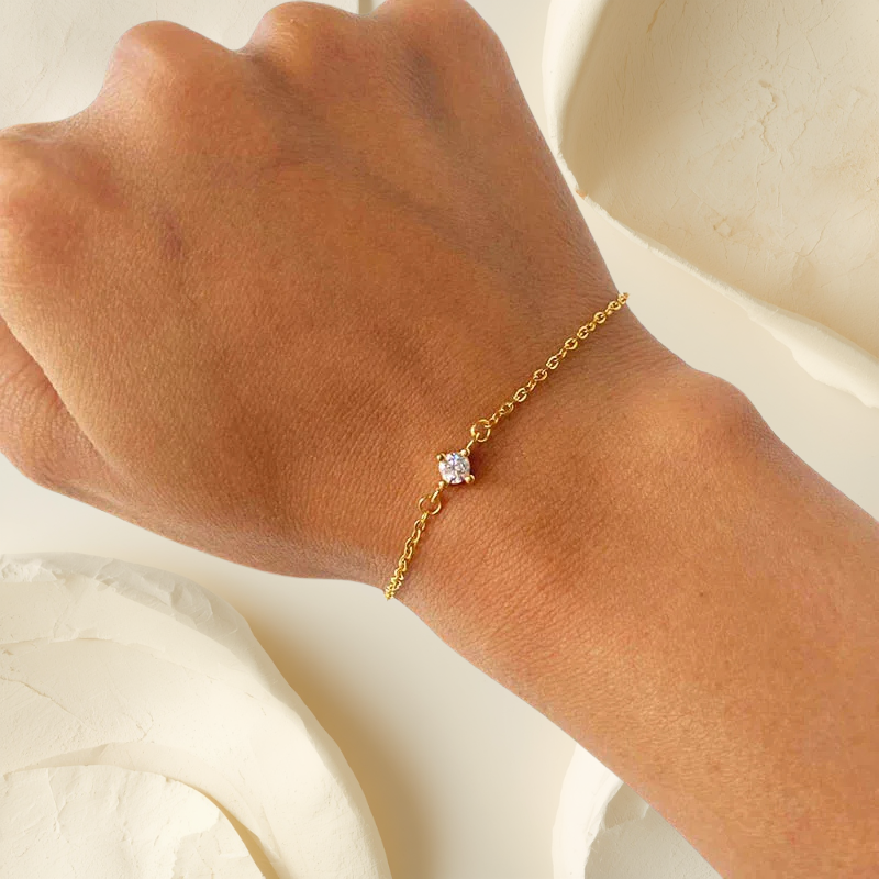 Circle Bead – Bransoletka z Cyrkonią