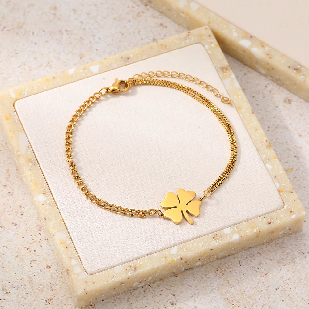 Lucky Clover – Bransoletka Koniczyna Szczęścia