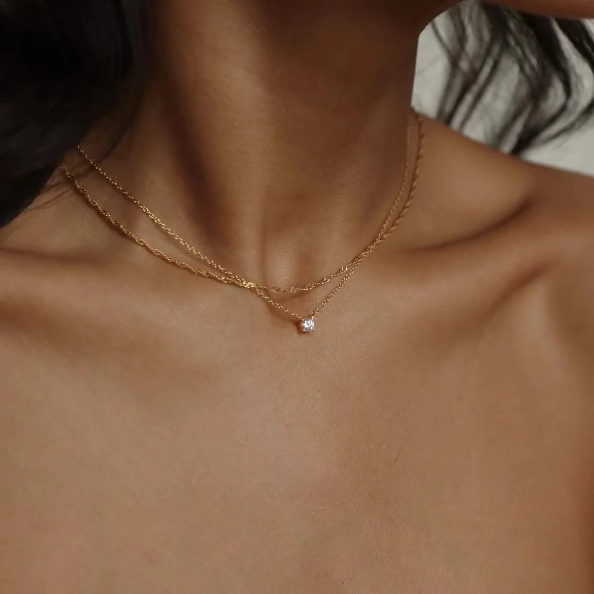 Delicate Chain – Naszyjnik Złocony Cienki
